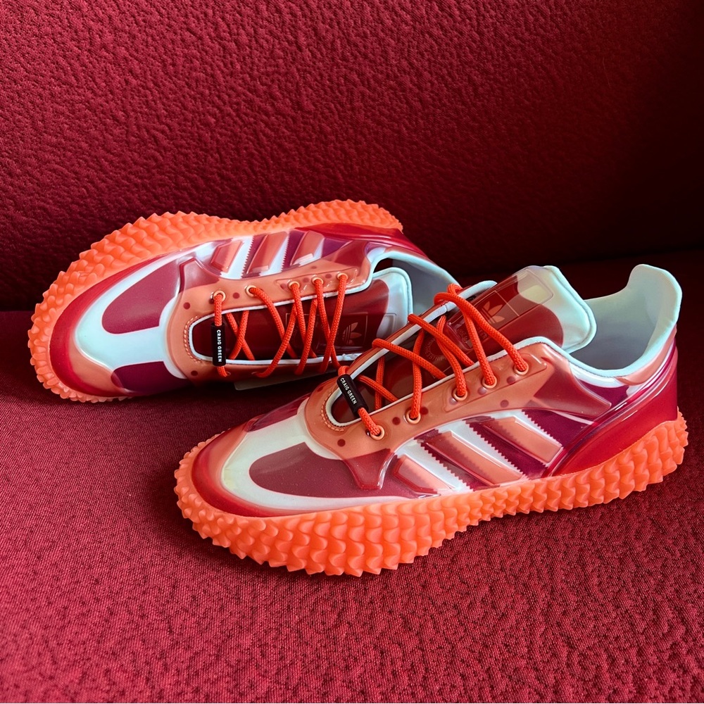 Adidas x Craig Green red orange Polta AKH I special edition sneakers shoes